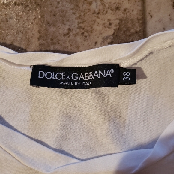 Dolce & Gabbana Monica Bellucci Tank Top Shirt Rare Authentic - Picture 4 of 10